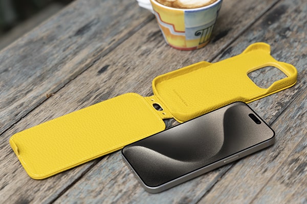 Housse cuir Apple iPhone 15 Pro