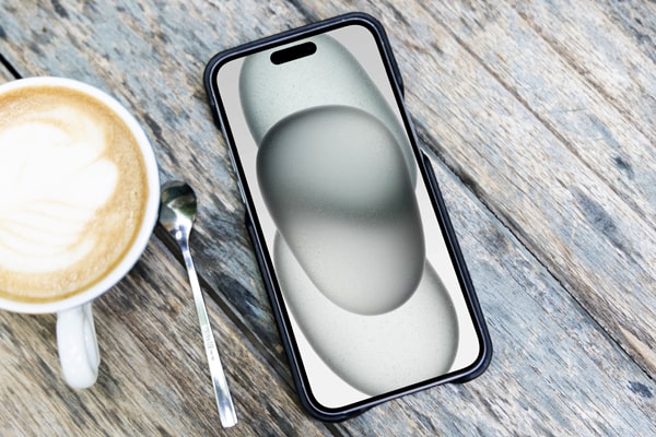 Funda de piel Apple iPhone 15 Plus