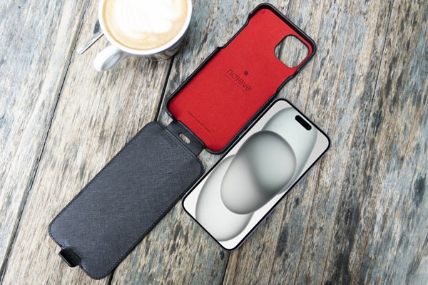 Lederschutzhülle Apple iPhone 15 Plus