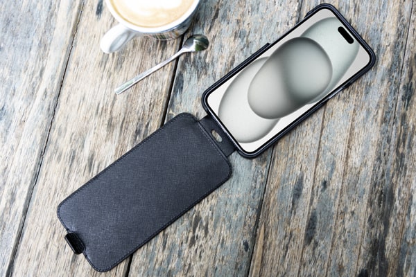 Lederschutzhülle Apple iPhone 15 Plus