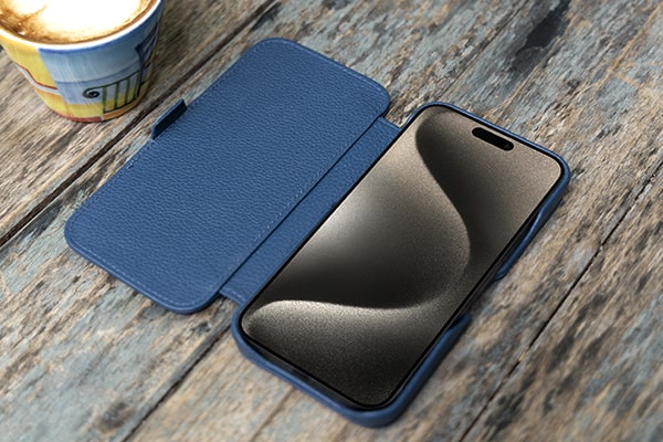 Custodia in pelle Apple iPhone 15 Pro Max