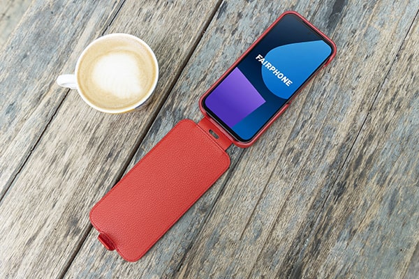 Capa em pele Fairphone 5