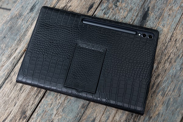 Samsung Galaxy Tab S9 Ultra leather case compatible with Book Cover Keyboard