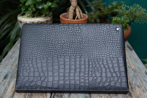 Samsung Galaxy Tab S9 Ultra leather case compatible with Book Cover Keyboard