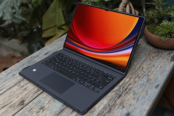 Capa de couro para Samsung Galaxy Tab S9 Ultra compatível com Book Cover Keyboard