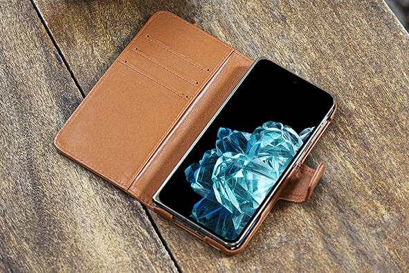 OnePlus Open leather wallet case