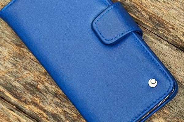 Capa de couro para carteira Samsung Galaxy S24