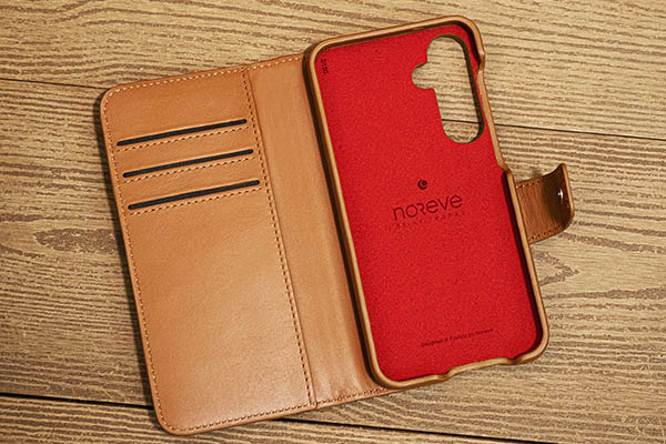 Funda de piel para cartera Samsung Galaxy S24+