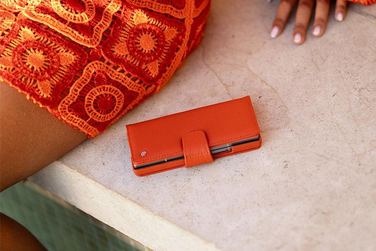 Funda de piel para cartera Samsung Galaxy Z Fold6