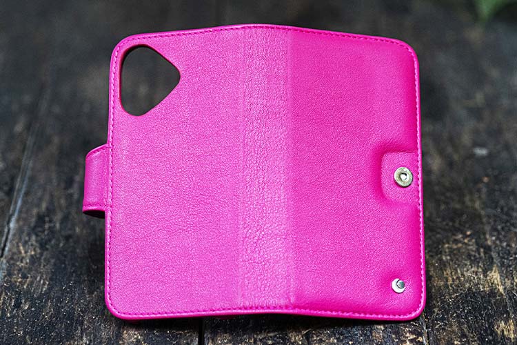 Étui portefeuille cuir Apple iPhone 16