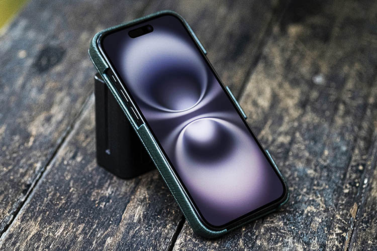 Coque cuir Apple iPhone 16 Plus