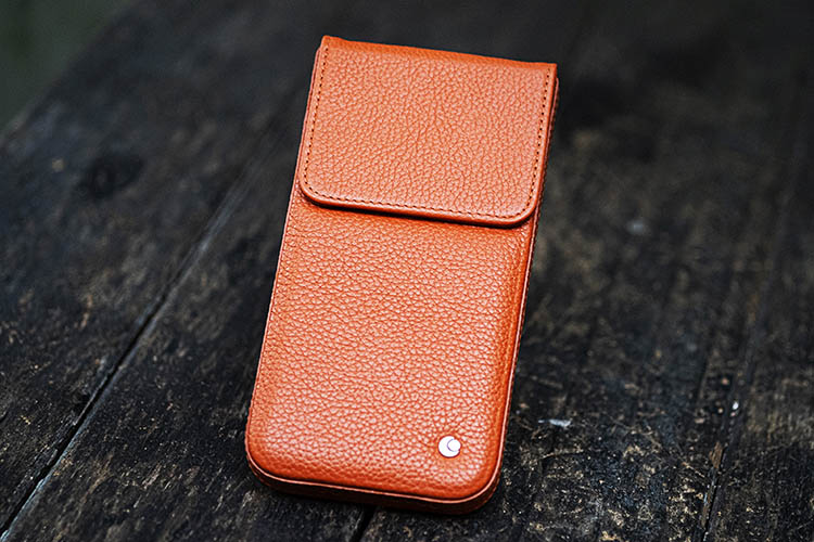 Funda de piel Apple iPhone 16 Plus