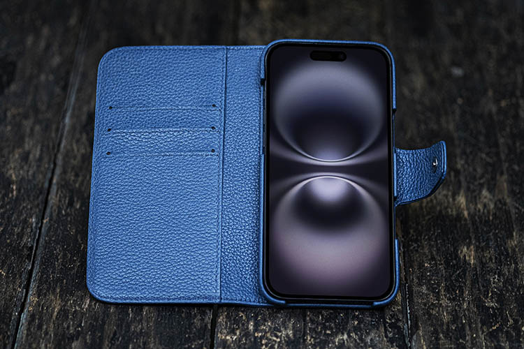 Funda de piel para cartera Apple iPhone 16 Plus