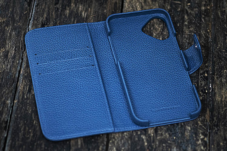 Étui portefeuille cuir Apple iPhone 16 Plus