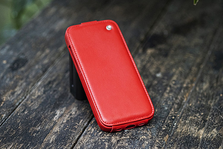 Funda de piel Apple iPhone 16 Plus