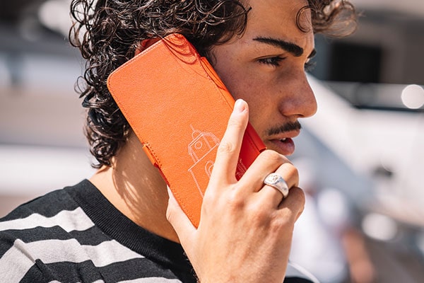 Lederschutzhülle Apple iPhone 16 Pro Max