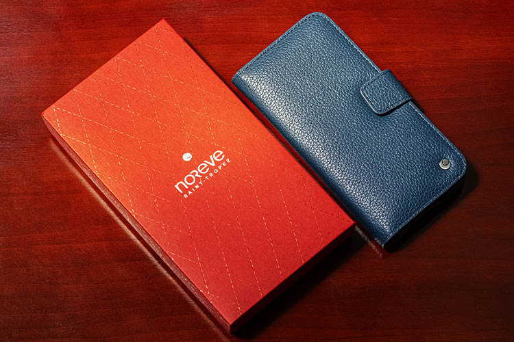 Capa de couro para carteira Google Pixel 9