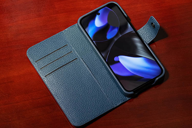 Funda de piel para cartera Google Pixel 9