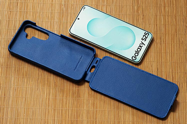 Custodia in pelle Samsung Galaxy S25