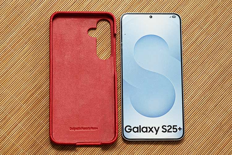 Capa em pele Samsung Galaxy S25+