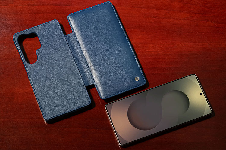 Capa em pele Samsung Galaxy S25 Ultra