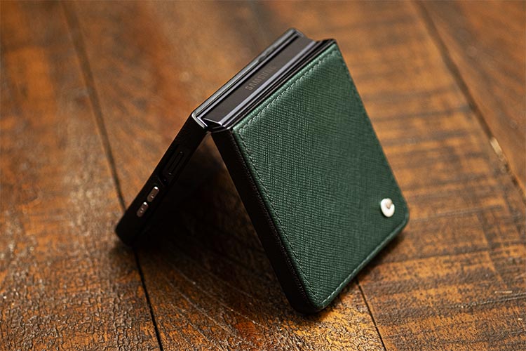 Coque cuir Samsung Galaxy Z Flip7