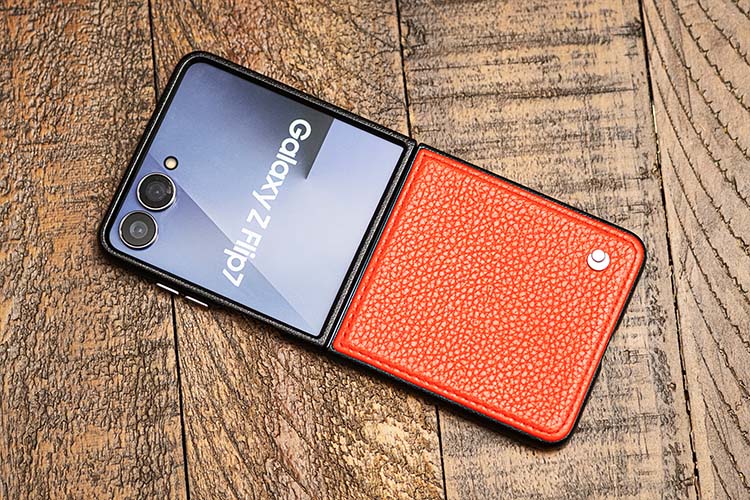 Funda de piel Samsung Galaxy Z Flip7