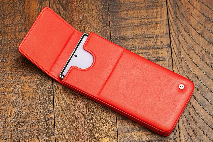 Custodia in pelle con patta Samsung Galaxy Z Fold7