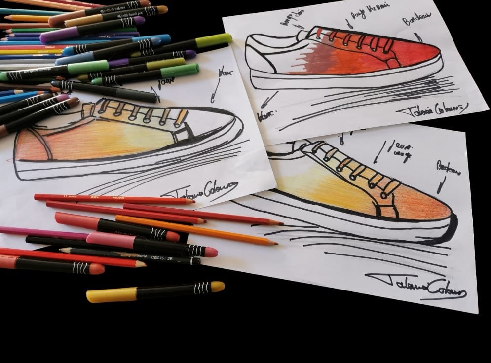 ノレーヴ パティーヌレザー スニーカー