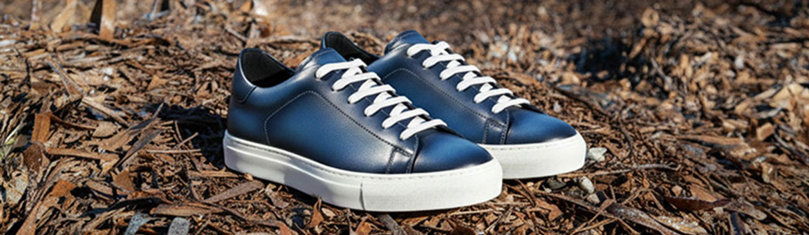 Noreve leather sneakers with a patina finish !